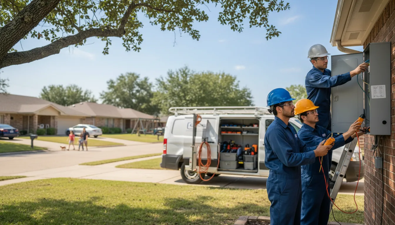 Certified electrician providing emergency electrical services in Desha, AR